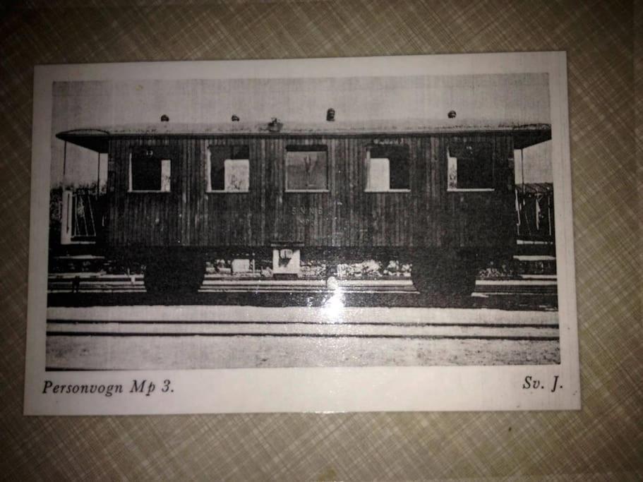 Fjordhytten. Rebuild Train Wagon From 1937. Apartamento Odense Exterior foto